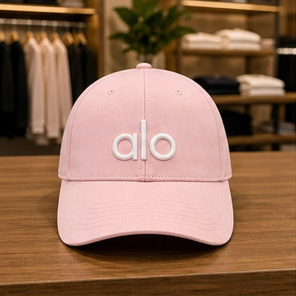 ALO Yoga Pink Workout Baseball Cap Hat NWT